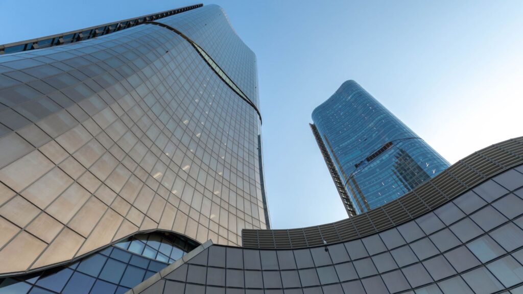 A skyscraper