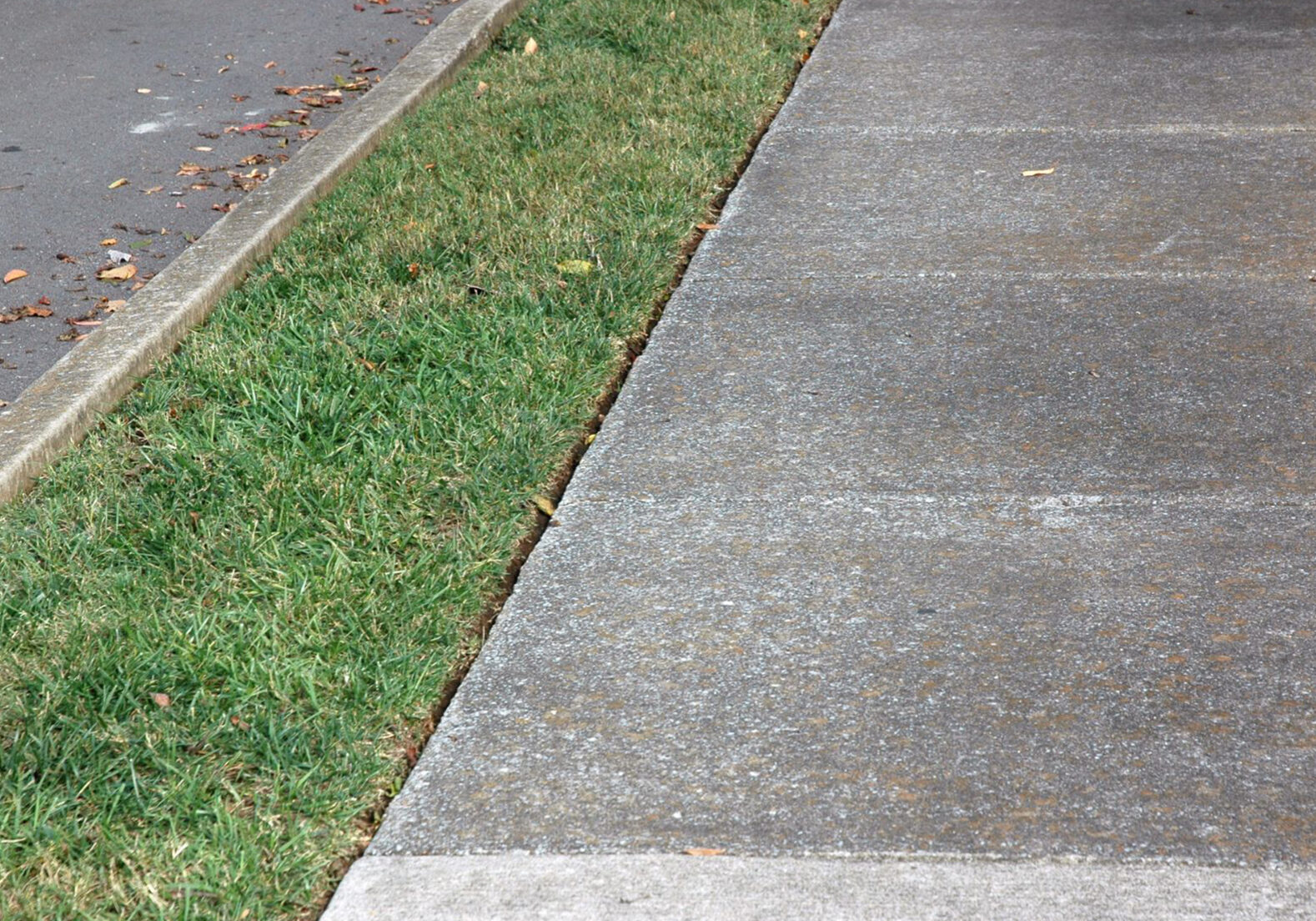 level sidewalk