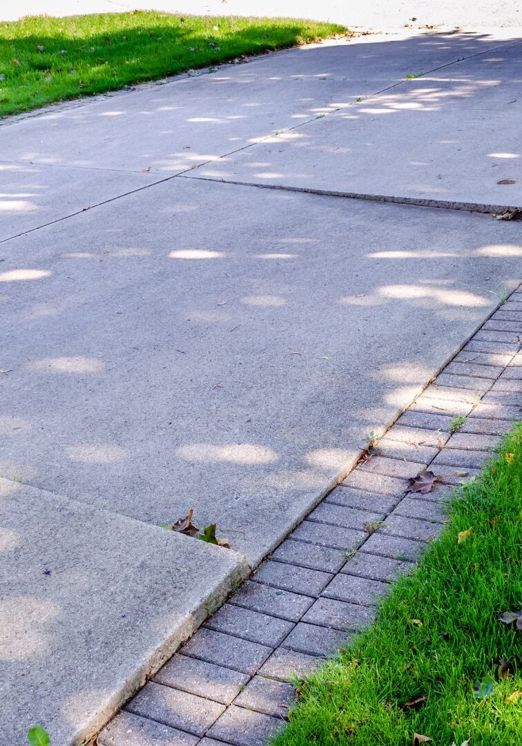 Sunken concrete